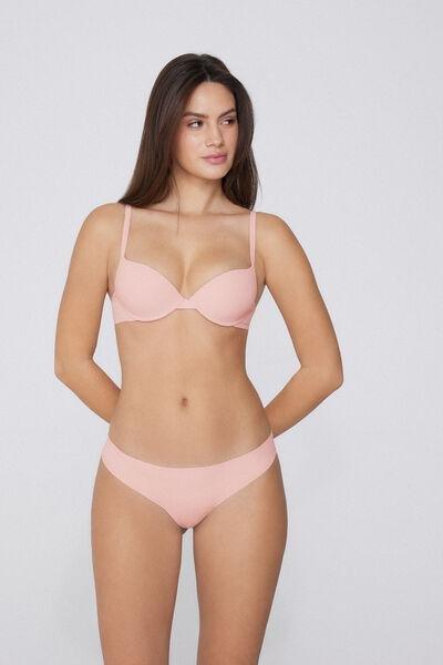 Pink Laser Cut Brazilian Briefs, , large image number 1