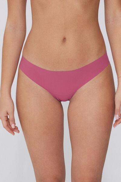 Pink Seamless Brazilian Panty, , medium
