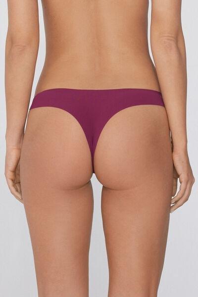 Burgundy Laser Cut Brazilian Briefs, 5701_719Y, large image number 2