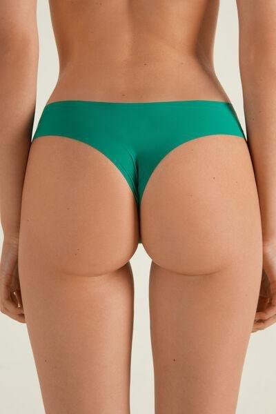 Blue High-Leg Brazilian Bikini Bottoms, 5701_916U, large image number 2