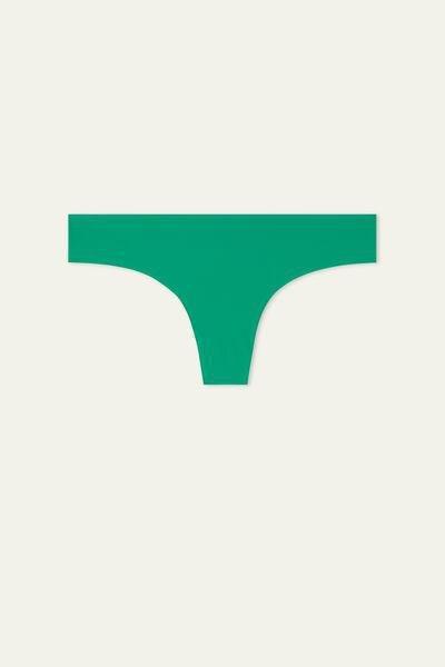 Blue High-Leg Brazilian Bikini Bottoms, 5701_916U, large image number 4