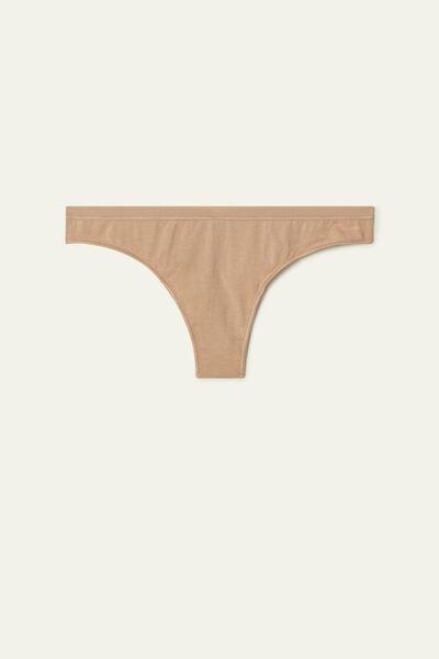 Tezenis - Beige Cotton Brazilian Briefs