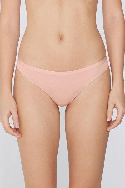 Pink Low Waist Brazilian Panties, 5701_313Y, large image number 0