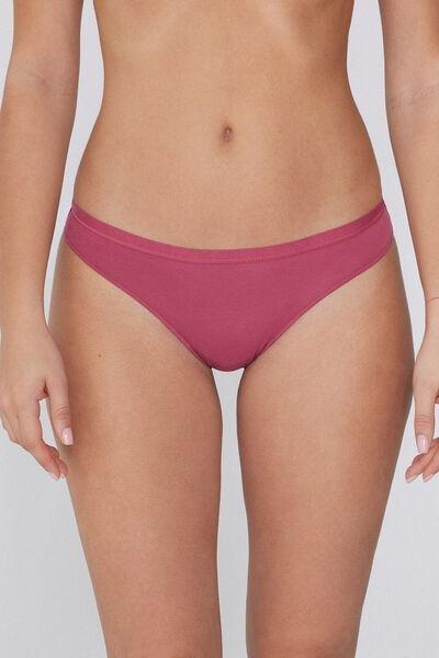 Purple Plain Colour Brazilian Panty, , large image number 0