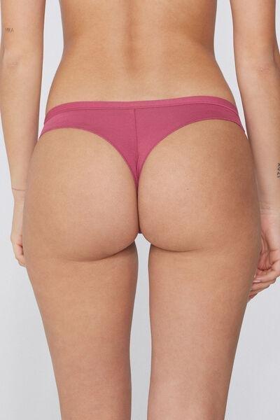 Purple Plain Colour Brazilian Panty, , large image number 2