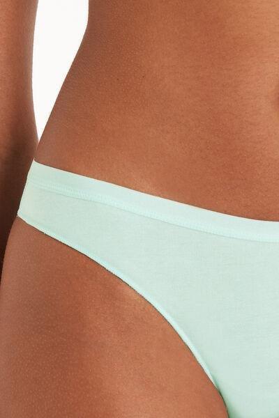 Green Cotton Brazilian Briefs, 5701_513W, large image number 3