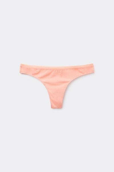 Pink Cotton Cheeky Briefs, , large image number 4