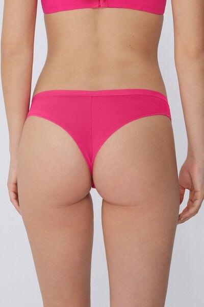 Fuchsia Low Waist Brazilian Briefs, 5701_545Y, large image number 2