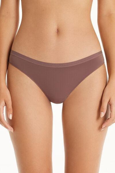 Brown Low-Rise Cotton Brazilian Briefs, 5701_872V, large image number 1