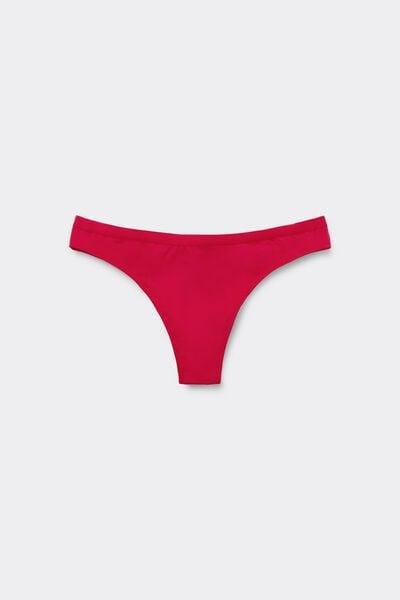 Red Cotton Brazilian Briefs, 5701_873V, large image number 4