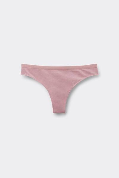 Pink Low Waist Cotton Brazilian Briefs, 5701_946Y, medium