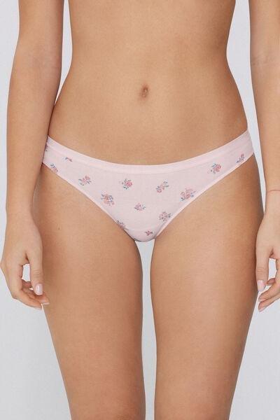 White Printed Brazilian Briefs, , large image number 0