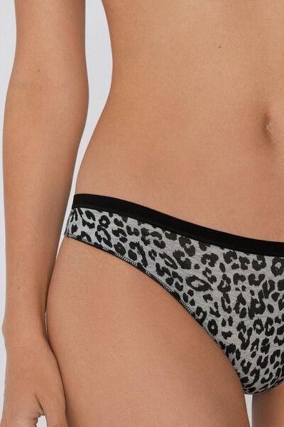 Printed Cotton Brazilian Briefs, 5701_985Y, large image number 3