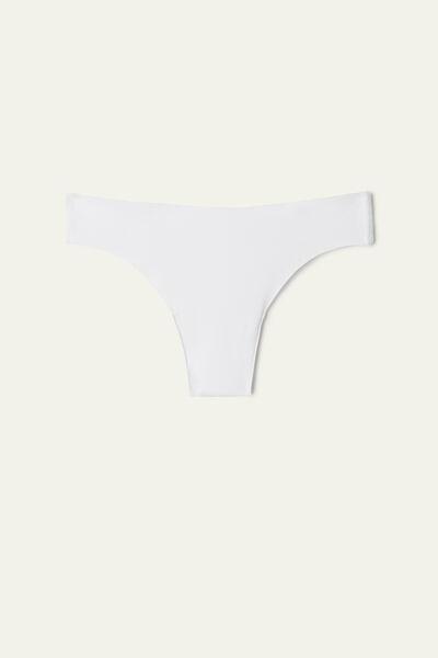 White Seamless Brazilian Briefs, , large image number 4