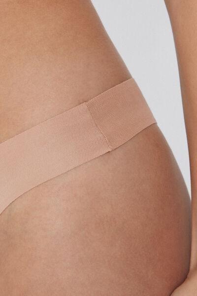 Nude Seamless Brazilian Briefs, Natural Blush, large image number 3