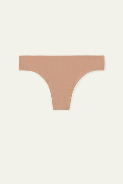 Tezenis - Nude Seamless Brazilian Cotton Briefs