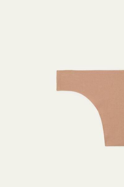 Nude Seamless Brazilian Briefs, Natural Blush, large image number 6