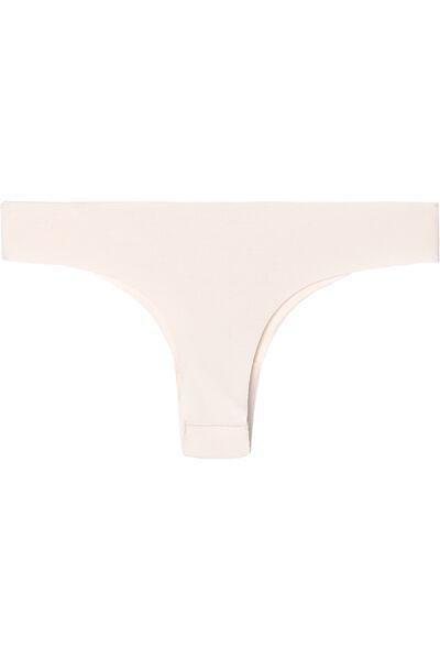 Cream Seamless Brazilian Briefs, , large image number 5