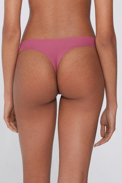 Pink Seamless Brazilian Briefs, , large image number 2