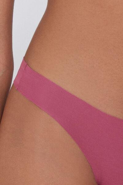 Pink Seamless Brazilian Briefs, , large image number 3