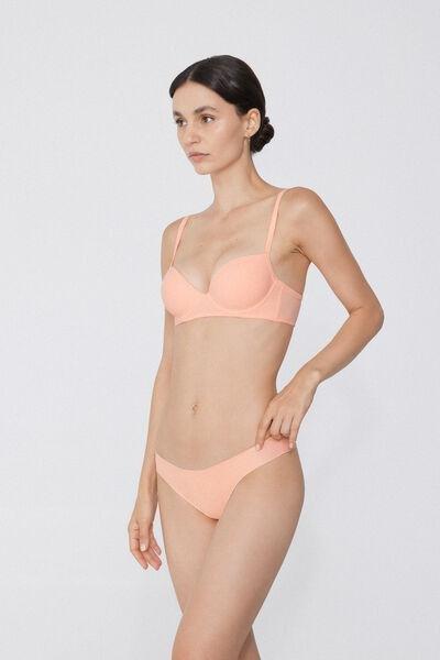 Pink Seamless Cheeky Briefs, 5701_514W, large image number 0