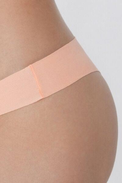 Pink Seamless Cheeky Briefs, 5701_514W, large image number 3