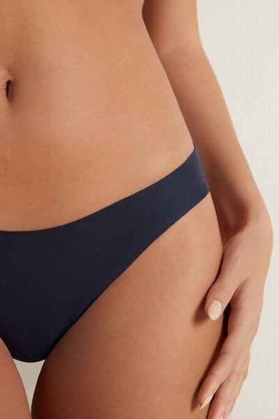 Blue Seamless Brazilian Briefs, , large image number 3