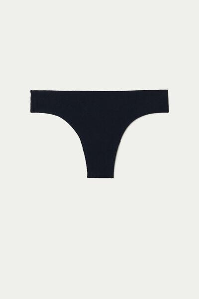 Blue Seamless Brazilian Briefs, , large image number 4