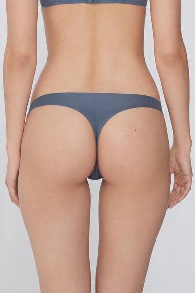 Blue Seamless Brazilian Briefs, 5701_730Y, large image number 2
