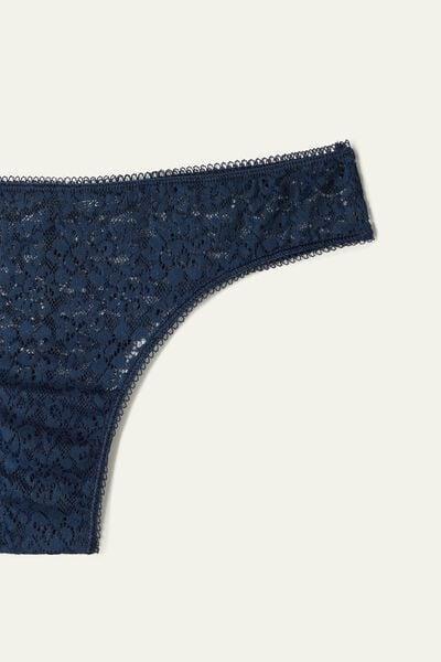 Blue Sheer Brazilian Briefs, Absolute Blue, large image number 6