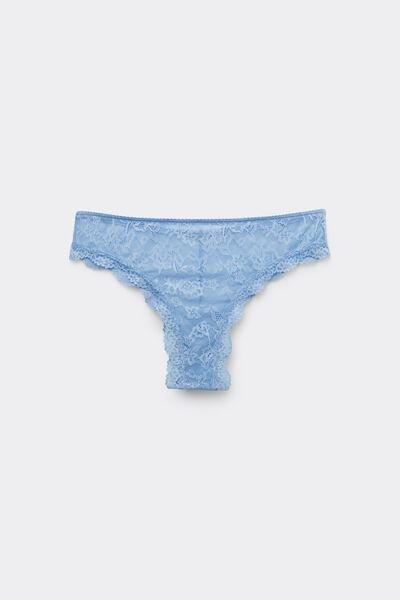 Blue Recycled Lace Brazilian Briefs, 5701_393Z, large image number 4