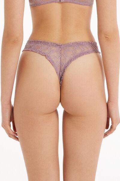 Burgundy High-Cut Brazilian Briefs, , large image number 2