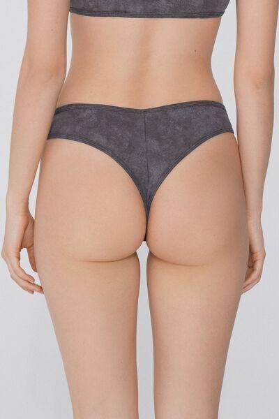 Grey Washed Dream Lace Brazilian Briefs, 5701_810Y, large image number 1
