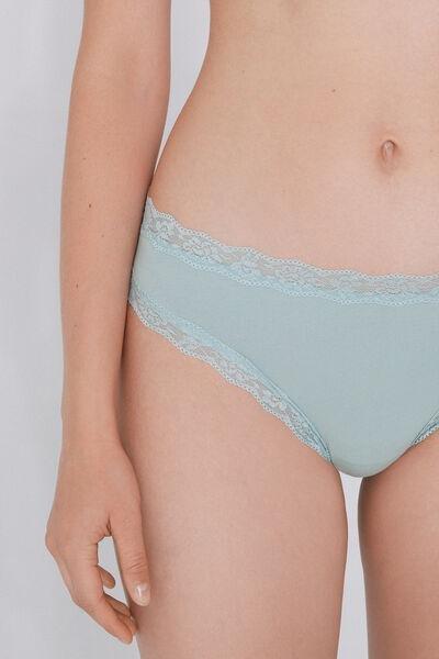 Green Cotton Brazilian Briefs, 5701_744Y, medium