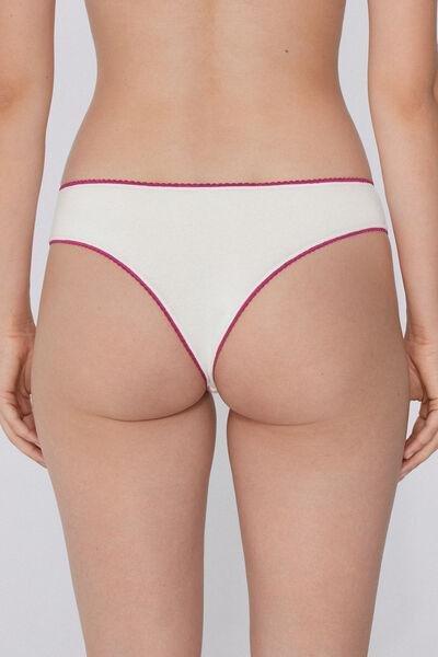 Ivory Cloud Print Cotton Briefs, 5701_813Y, large image number 2