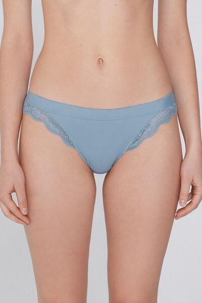 Grey High-Cut Brazilian Briefs, , large image number 0