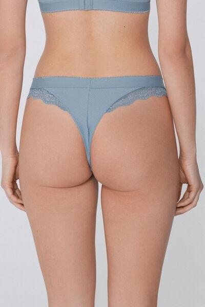 Grey High-Cut Brazilian Briefs, , large image number 2