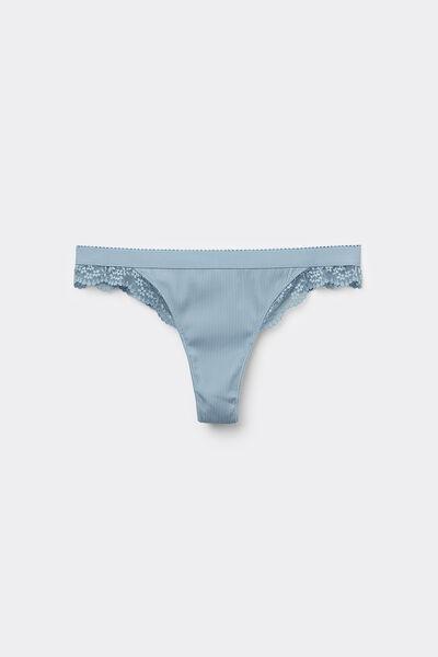 Grey High-Cut Brazilian Briefs, , large image number 4