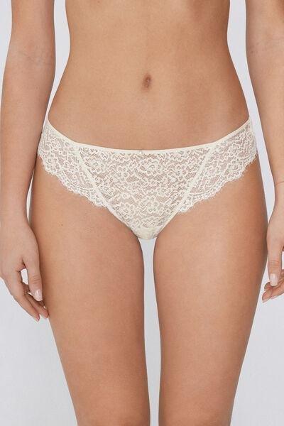 White Pearl Dream Brazilian Briefs, , large image number 0