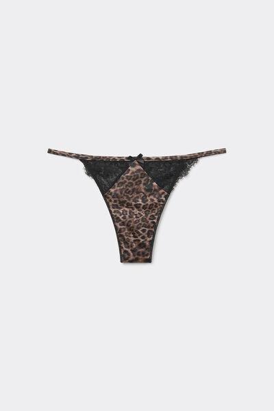 Multicolour Animal Print Brazilian Briefs, 5701_319Y, large image number 3
