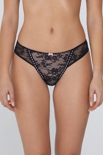 Black Dreamy Grace Brazilian Briefs, 5701_311Y, large image number 1