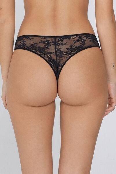 Black Dreamy Grace Brazilian Briefs, 5701_311Y, large image number 2