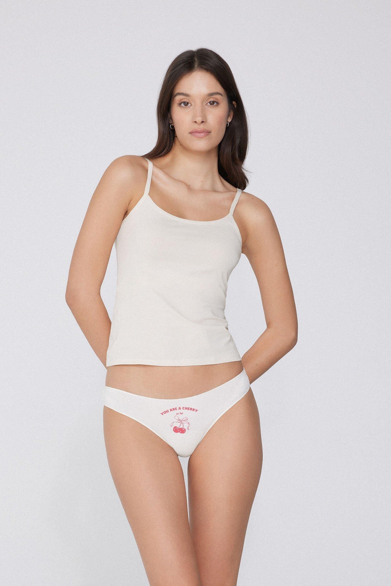 White Printed Brazilian Briefs, 5701_306Y, large image number 0