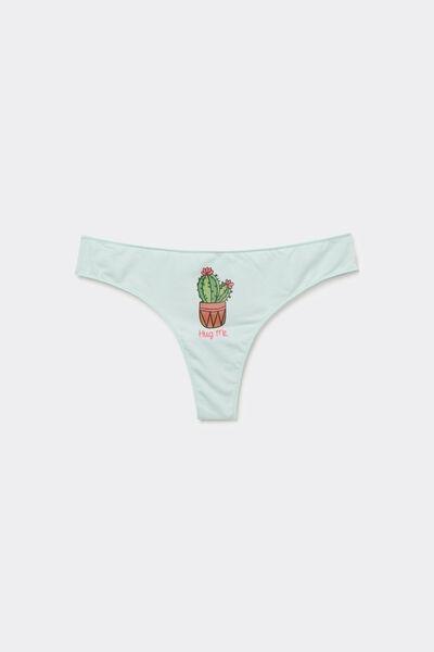 Green Printed Brazilian Briefs, 5701_316Y, large image number 7