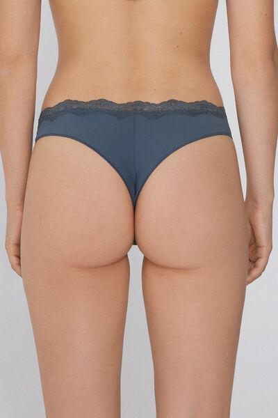 Grey Light Touch Brazilian Briefs, , large image number 2