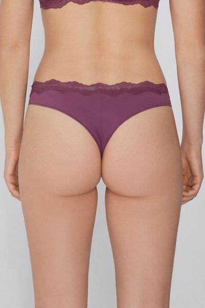 Pink Light Touch Brazilian Briefs, 5701_748Y, large image number 2