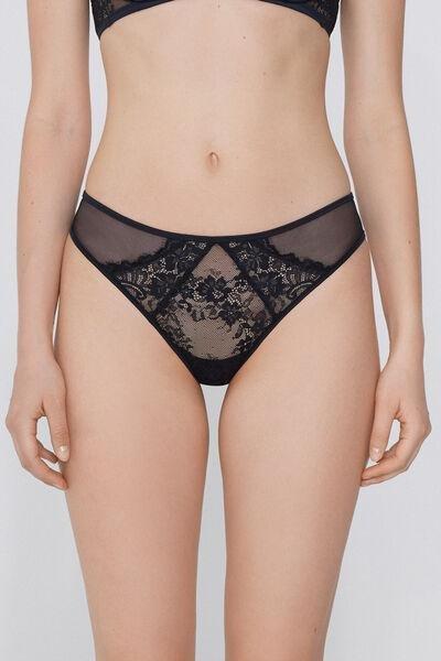 Black Empire Brazilian Briefs, Black, medium
