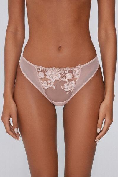 Pink Rose Wonder Brazilian Briefs, 5701_982Y, large image number 0