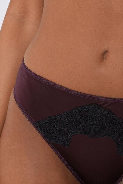 Black Secret Glow Brazilian Briefs, 5701_158Z, large image number 3