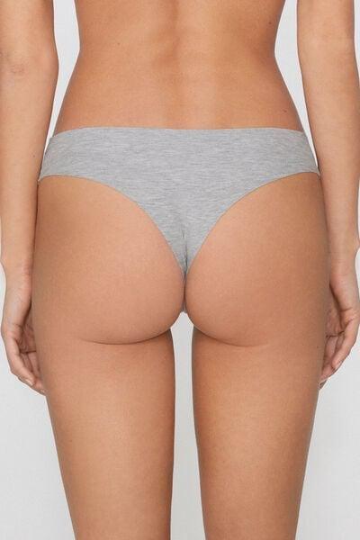 Pink Printed Laser Cut Cotton Brazilian Briefs, 5701_265Z, large image number 2